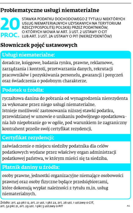 Problematyczne usługi niematerialne