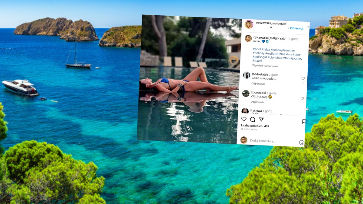 Gwiazda TVP pozuje w bikini na rajskich wakacjach Figura ideał