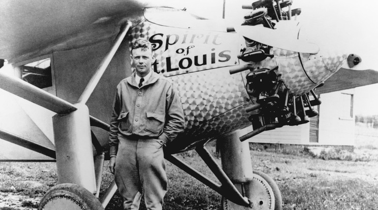 Charles Lindbergh: 33,5 órán át repült egymotoros gépével a tenger fölött – egyedül / Fotó: Getty Images