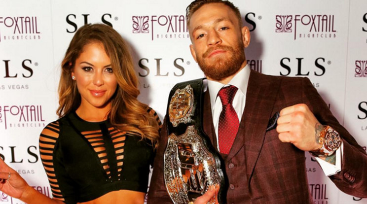 Brittney Palmer és Conor McGregor a partin / Fotó: Instagram