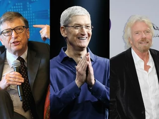 Bill Gates, Tim Cook, Richard Branson