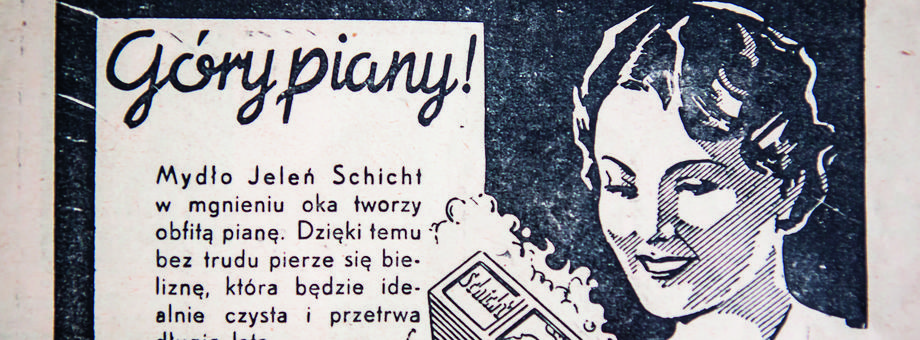 Marka Jeleń była promowana już przed wojną. Technologia produkcji mydła nie zmieniła się w PRL-u