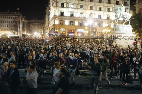 Sve više Beograđana na ulicama