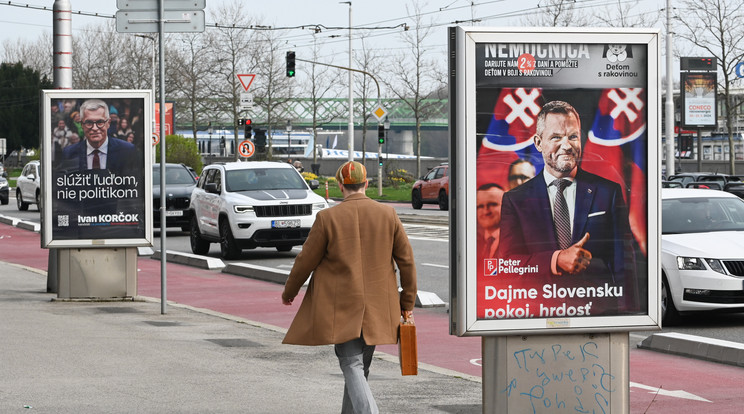 Komolyodik a küzdelem a szlovák államfői pozícióért: Korcok és Pellegrini között fog eldőlni a szavazás / Fotó: Northfoto /