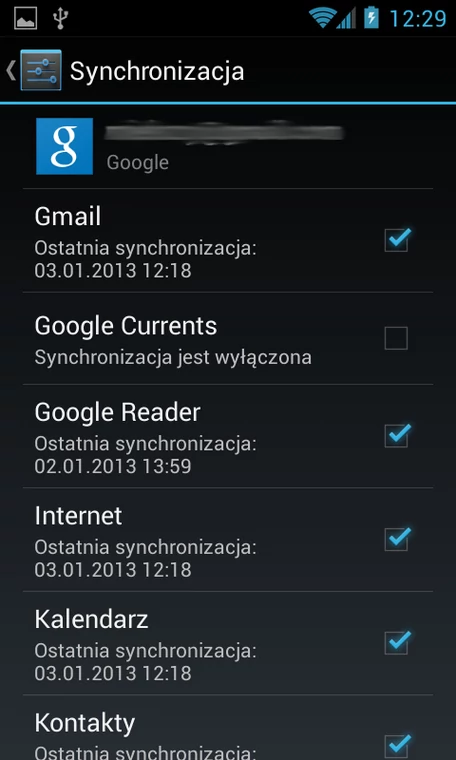 Konto Google umożliwia synchronizowanie wielu informacji, ale bez problemu można kontrolować, które z nich mają się znajdować na serwerach firmy