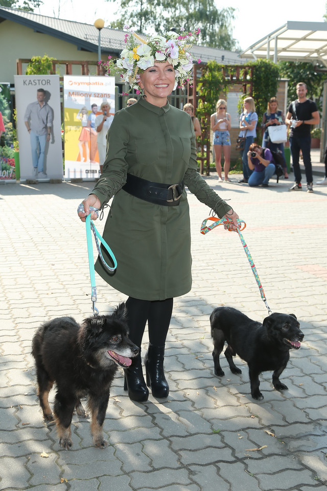 Małgorzata Ostrowska w akcji "Gwiazdy Na Paluchu"