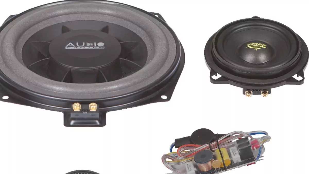 Audiosystem: głośniki na podmianę do BMW 1,3 i 5