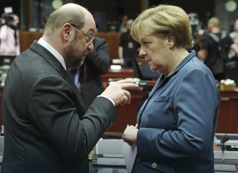 Angela Merkel i Martin Šulc