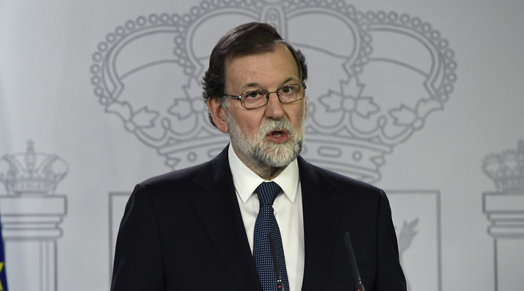 Mariano Rajoy spanyol kormányfő nem engedi megtartani az ülést /Fotó: AFP