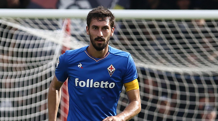 Davide Astori, a Fiorentina csapatkapitánya 31 éves volt /Fotó: AFP