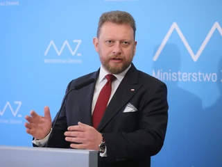 Łukasz Szumowski, minister zdrowia, informuje o pierwszym przypadku koronawirusa w Polsce. Warszawa, 4 marca 2020 r.