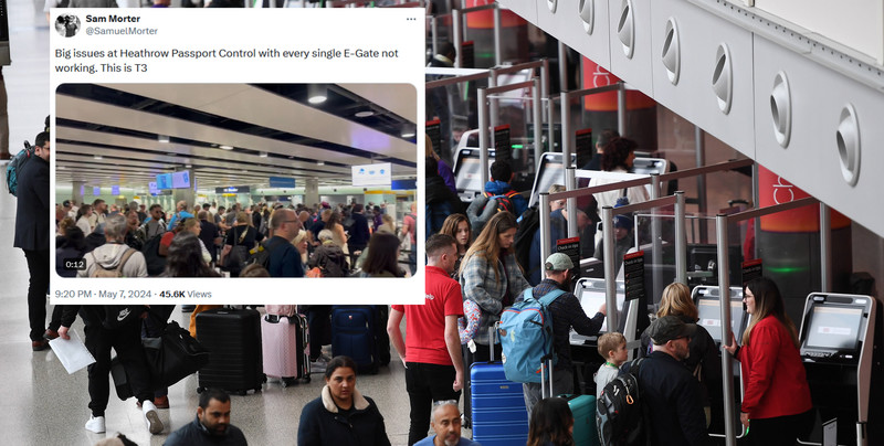 Chaos na największych brytyjskich lotniskach. Wielka awaria