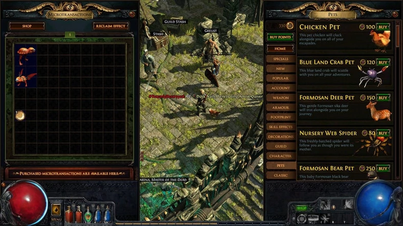 W Path of Exile "głębszy" portfel nie pozwala na zdobycie przewagi nad innymi graczami