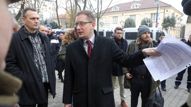 Protest przed ambasadą Izraela. Robert Winnicki: domagam się, by Benjamin Netanjahu przeprosił za kłamliwe słowa