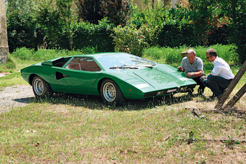 Pierwsze Lamborghini Countach - dzień z zielonym