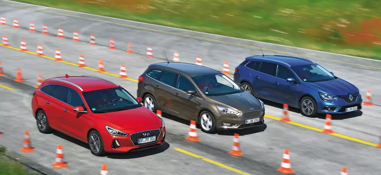 3 x kombi z dieslem: nowy Hyundai i30 kontra Ford Focus i Renault Megane