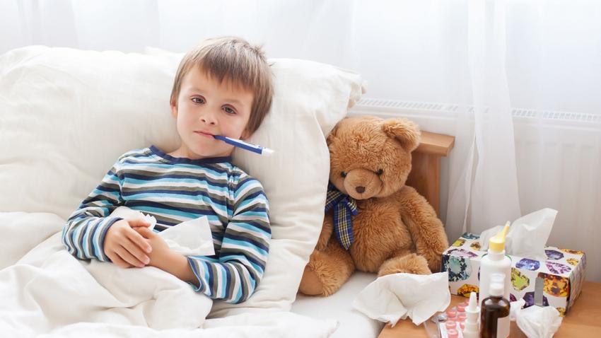 influenza, koronavírus, megbetegedés, gyermek