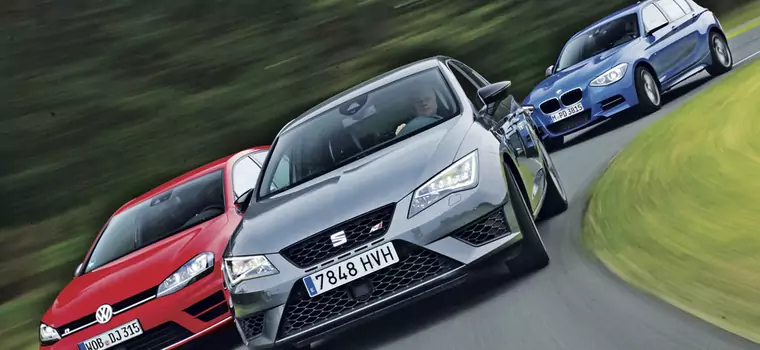 Seat Leon Cupra kontra Volkswagen Golf R i BMW M135i: Hiszpanie kontratakują!