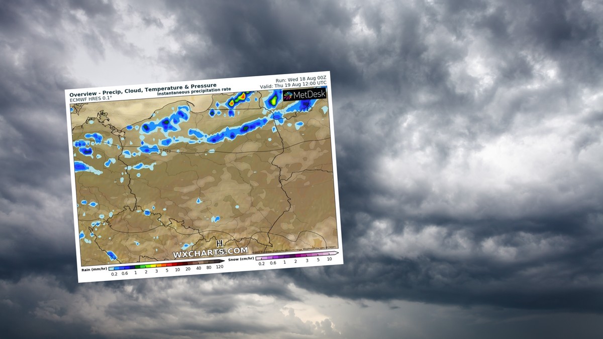 Prognoza Pogody Na Czwartek 19 Sierpnia Czeka Nas Nieznaczne