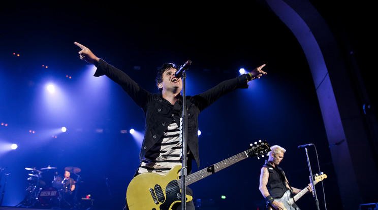 A Green Day frontemberének tele  lesz a naptárja mostanában /Fotó: AFP