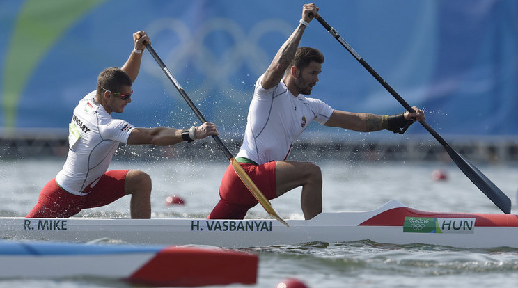 Vasbányai Henrik, Mike Róbert kenus duó /Fotó: MTI