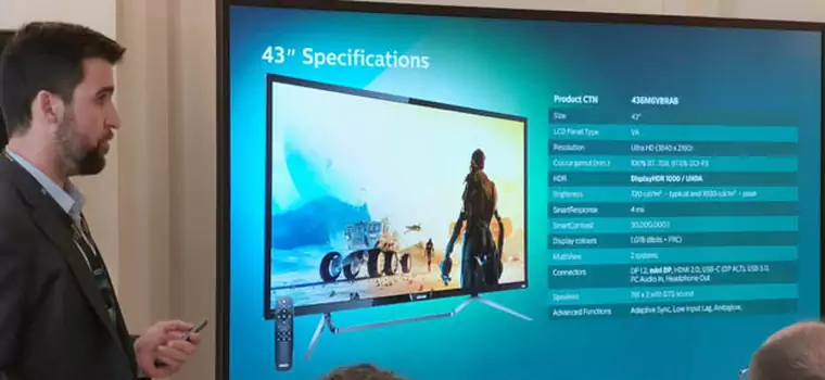 Philips Momentum - nowa linia ekranów łączących świat konsol i komputerów PC