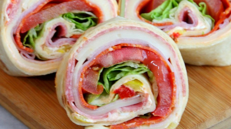 Olasz szendvics tekercs / Fotó: Pinterest