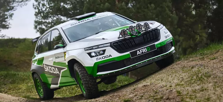 Studenci z Akademii Skody stworzyli potwora. Rajdowa Skoda Afriq bazuje na Kamiqu