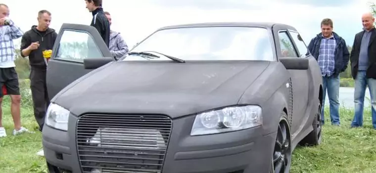 Przerobił Fiata Uno na Audi A3