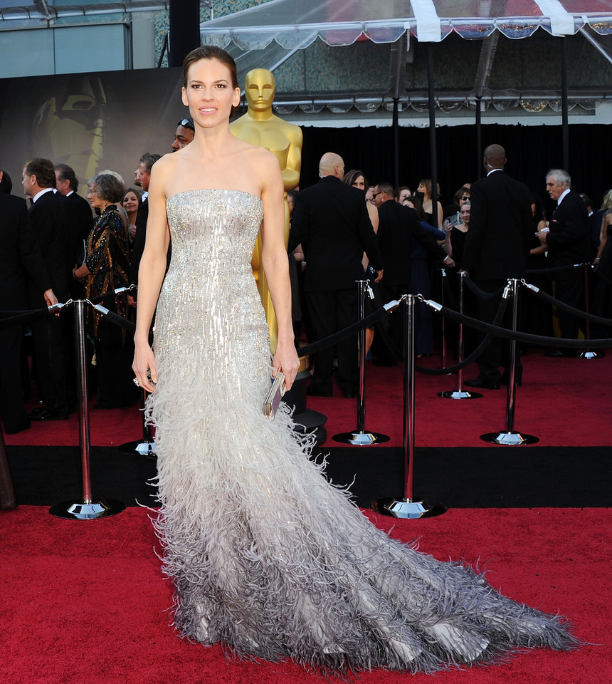 Hilary Swank na oscarowej gali w 2011