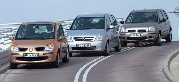 Ford Fusion kontra Opel Meriva i Renault Modus: małe, trwałe i praktyczne