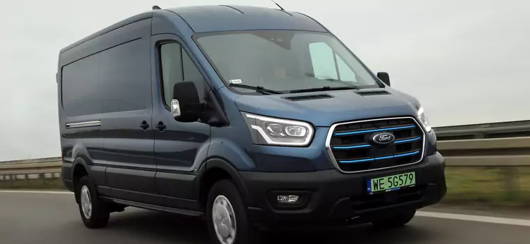 Ford E-Transit Van 350 RWD 67 kWh - w sam raz dla kuriera