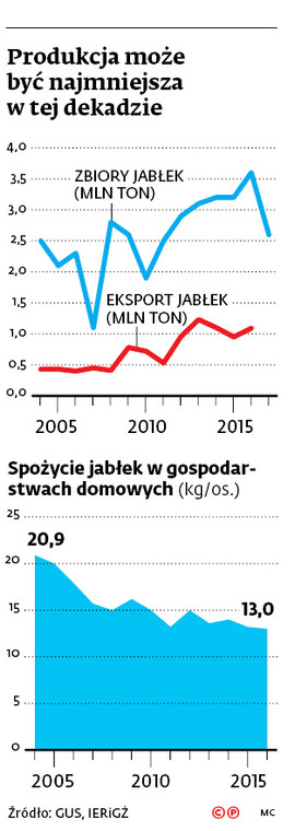 Produkcja może być najmniejsza w tej dekadzie