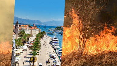 Chorwacja: duży pożar w okolicy zabytkowego miasta Trogir