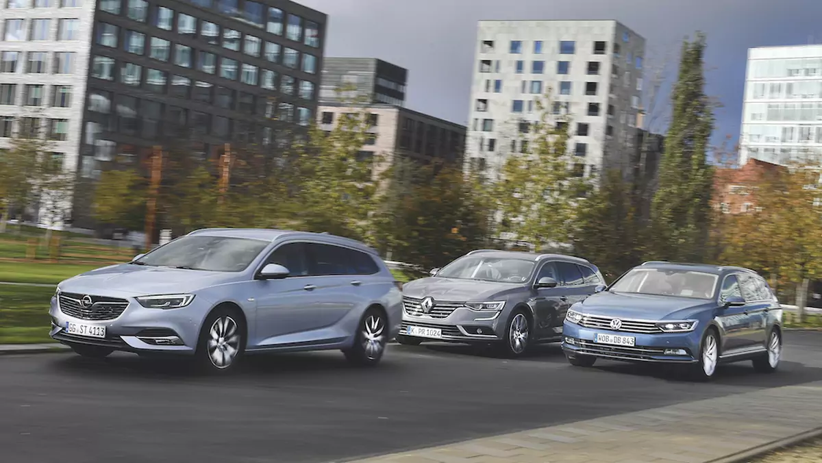 Opel Insignia Sports Tourer kontra Renault Talisman Grandtour i Volkswagen Passat Variant