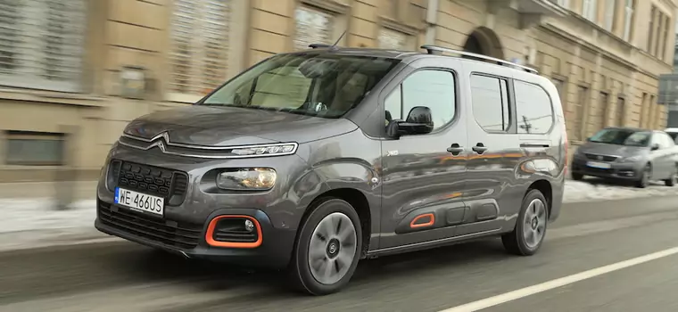 Citroen Berlingo oraz Peugeoty Partner i Rifter do naprawy