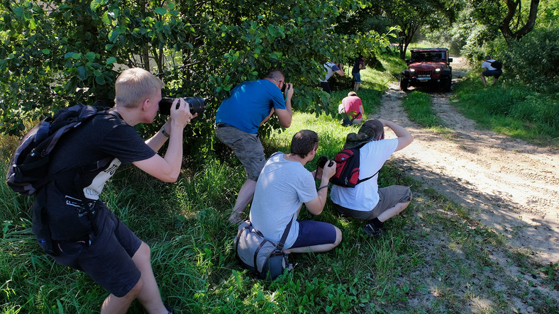 Akademia Fujifilm i Jeepa - spotkanie we Włościejewkach