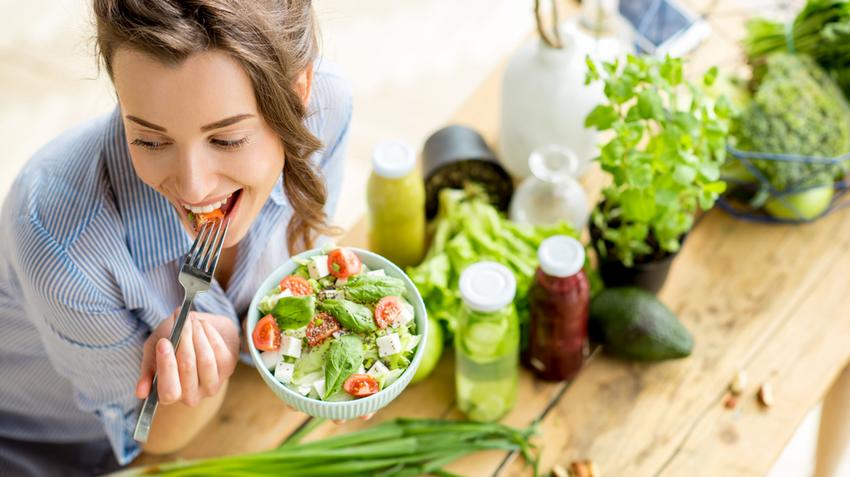 saláta, egészséges étkezés, kihívás, maradj egészséges