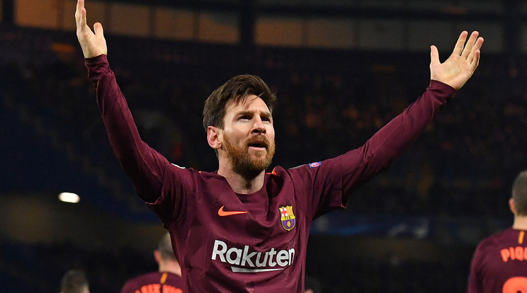 Lionel Messi először volt eredményes karrierje során
az angol csapat ellen /Fotó: AFP