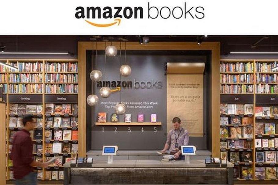 Stacjonarny sklep Amazona w Seattle