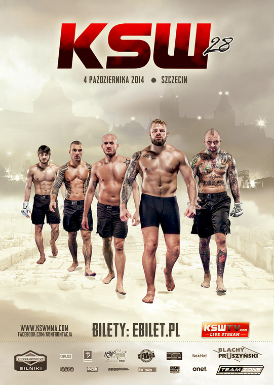 Pierwszy plakat gali KSW28