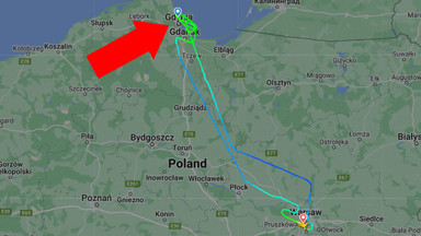 Samolot z prezydentem nie mógł wylądować w Gdyni. Pilot zawrócił