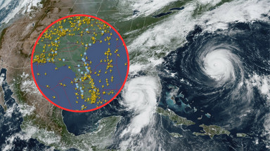 "Katastrofalny" huragan uderza w USA. Pokazali, co dzieje się na niebie