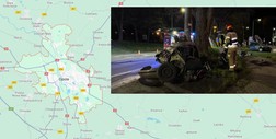 Tragiczny wypadek. Auto rozpadło się na pół [NAGRANIE]