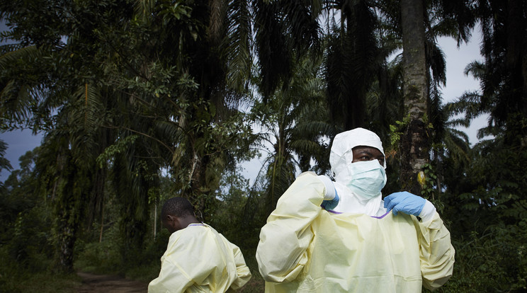 Az Egészségügyi Világszervezet (WHO) nemzetközi vészhelyzetet hirdetett a Kongói Demokratikus Köztársaságban tomboló ebolajárvány miatt /Fotó: MTI/EPA/Hugh Kinsella Cunningham  
