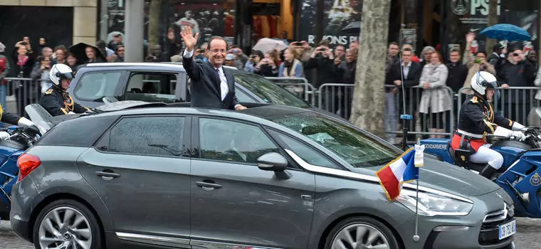 Francois Hollande w Citroënie DS5