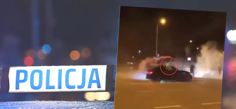Szalona jazda BMW po skrzyżowaniu w Łodzi. Kierowca miał wyjątkowy cel