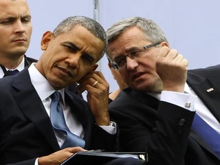 Barack Obama i Bronisław Komorowski