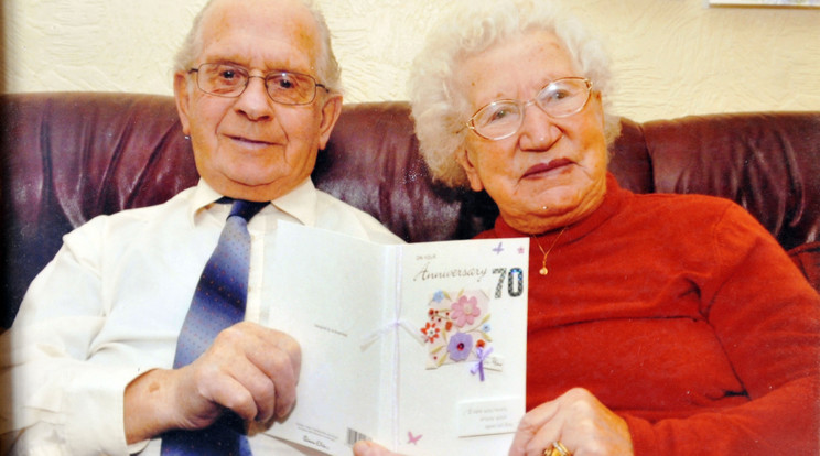 Hat éve ünneplték a 70 éves házassági évfordulójukat / Fotó: Northfoto