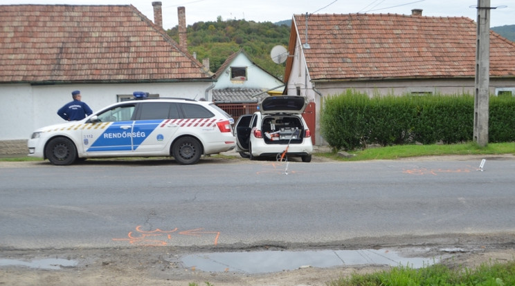 Autók elé ugrált a férfi /Fotó: police.hu